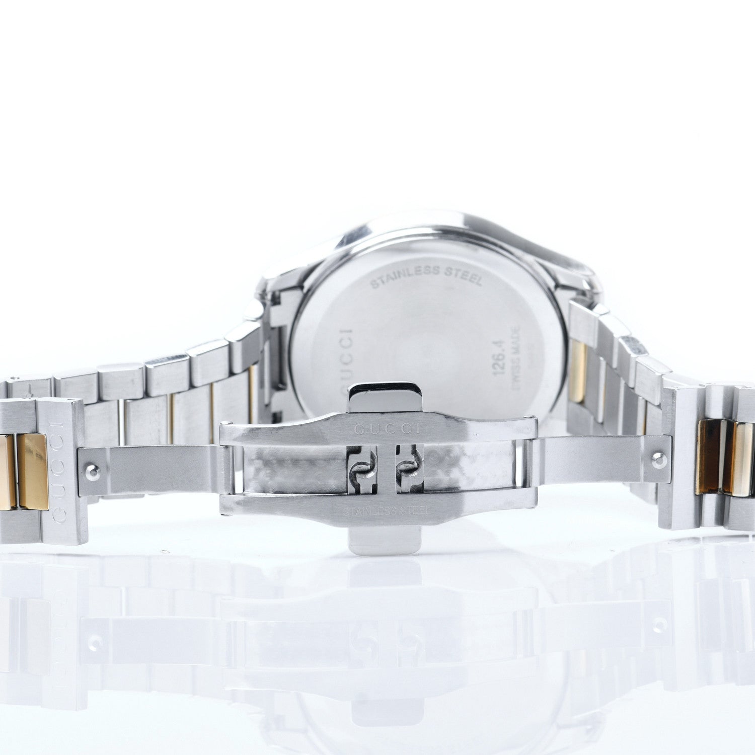 Gucci Stainless Steel 38mm G-Timeless Two Tone Quartz Watch 5 of 6