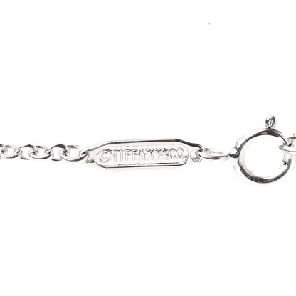 Tiffany 18K White Gold Diamond Atlas Key Pendant Necklace 4 of 5