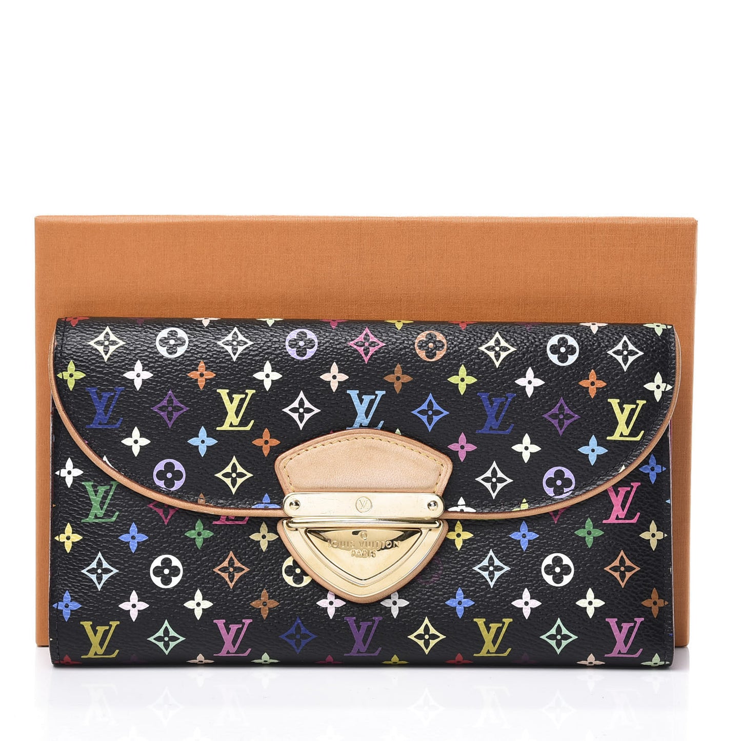 Monogram Multicolor Eugenie Wallet Black Grenade