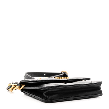 Chanel Lambskin Quilted Chanel 19 Flap Belt Bag Black 3 of 10
