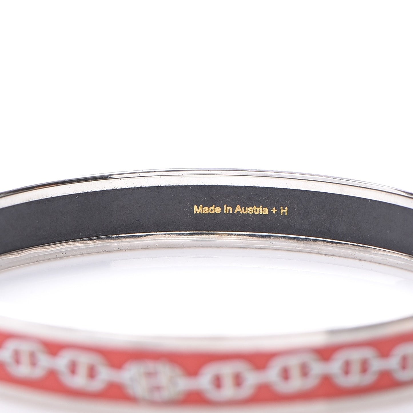 Enamel Printed Narrow Chaine d'Ancre Bracelet 65