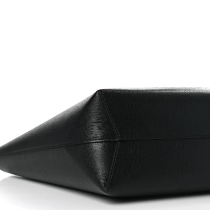 Mansur Gavriel Saffiano Large Shopping Tote Black Flamma 8 of 9