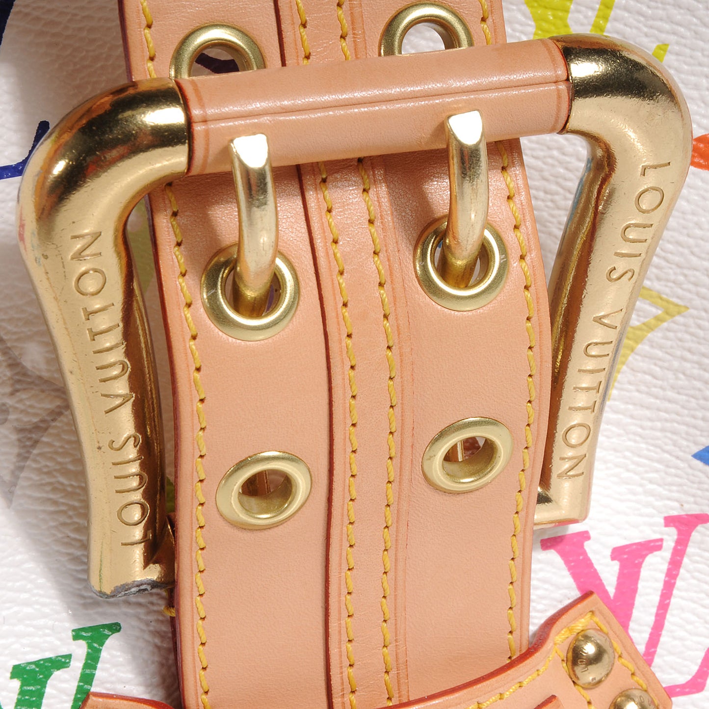 Monogram Multicolor Leonor White