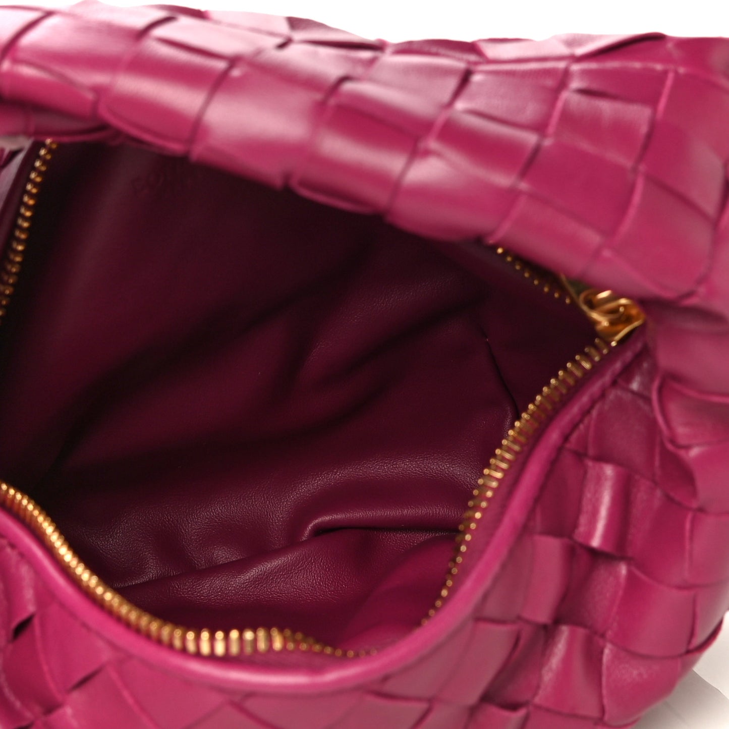 Nappa Intrecciato Mini Jodie Cinnabar