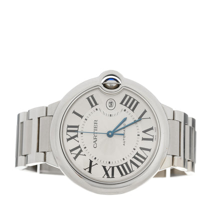 Cartier Stainless Steel 42mm Ballon Bleu De Cartier Automatic Watch 3 of 5