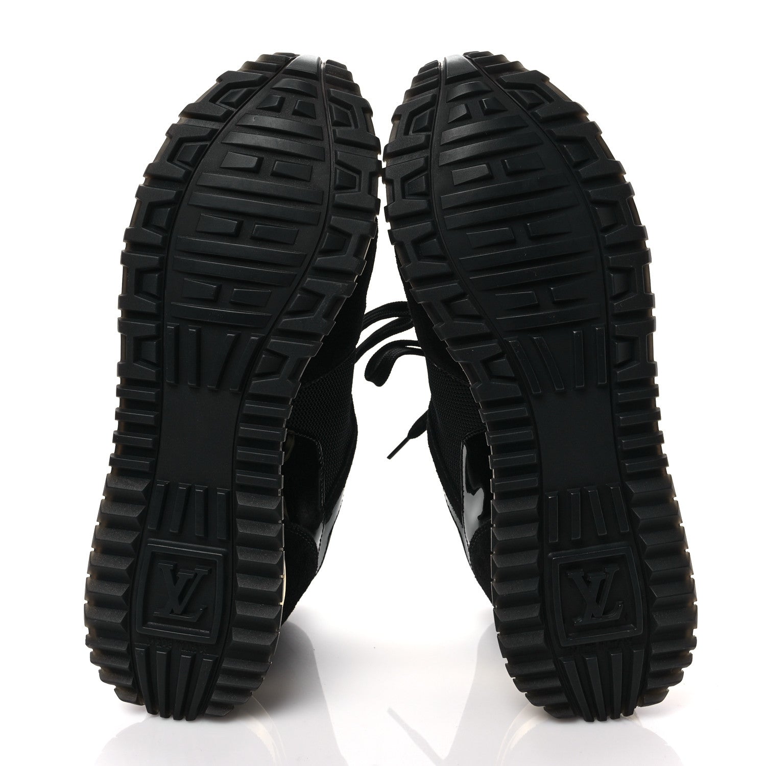 Louis Vuitton Suede Monogram Run Away Sneakers 36.5 Black 5 of 7