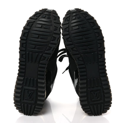 Louis Vuitton Suede Monogram Run Away Sneakers 36.5 Black 5 of 7