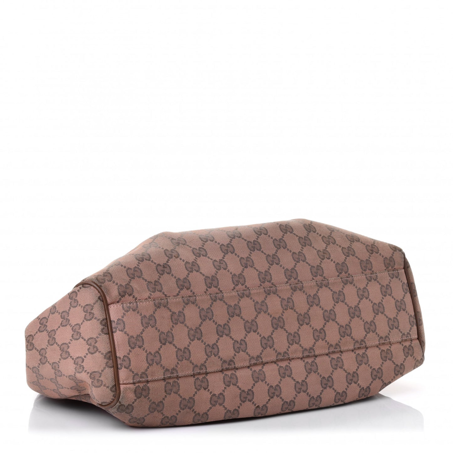 Monogram Medium Sukey Tote Pink Brown