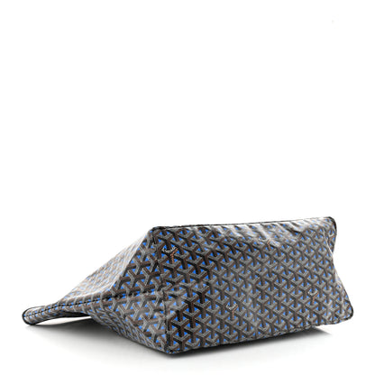 Goyard Goyardine Saint Louis Claire Voie GM Black Sky Blue 4 of 9