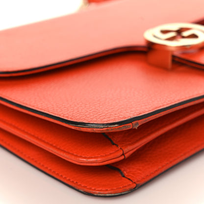 Gucci Dollar Calfskin Interlocking G Shoulder Bag Sun Orange 8 of 10