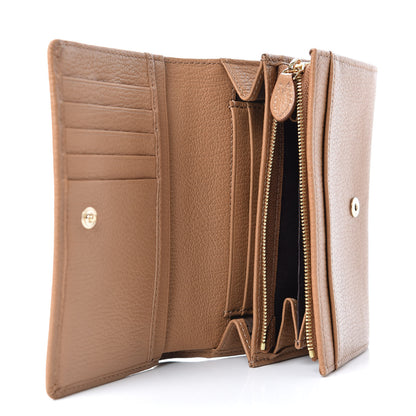 Mulberry Glossy Goatskin French Purse Wallet Beige 5 of 6