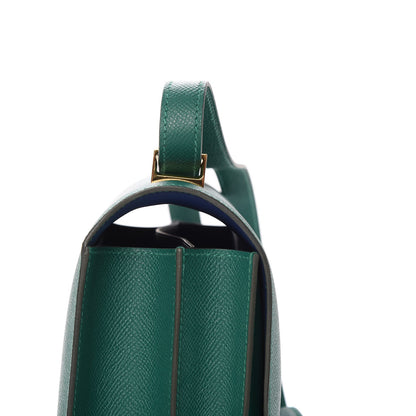 Hermes Epsom Horseshoe Constance 24 Malachite Bleu Sapphire 10 of 21