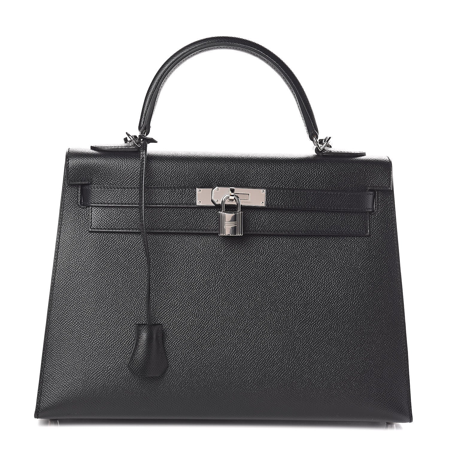 Hermes Epsom Kelly Sellier 32 Black 1 of 36