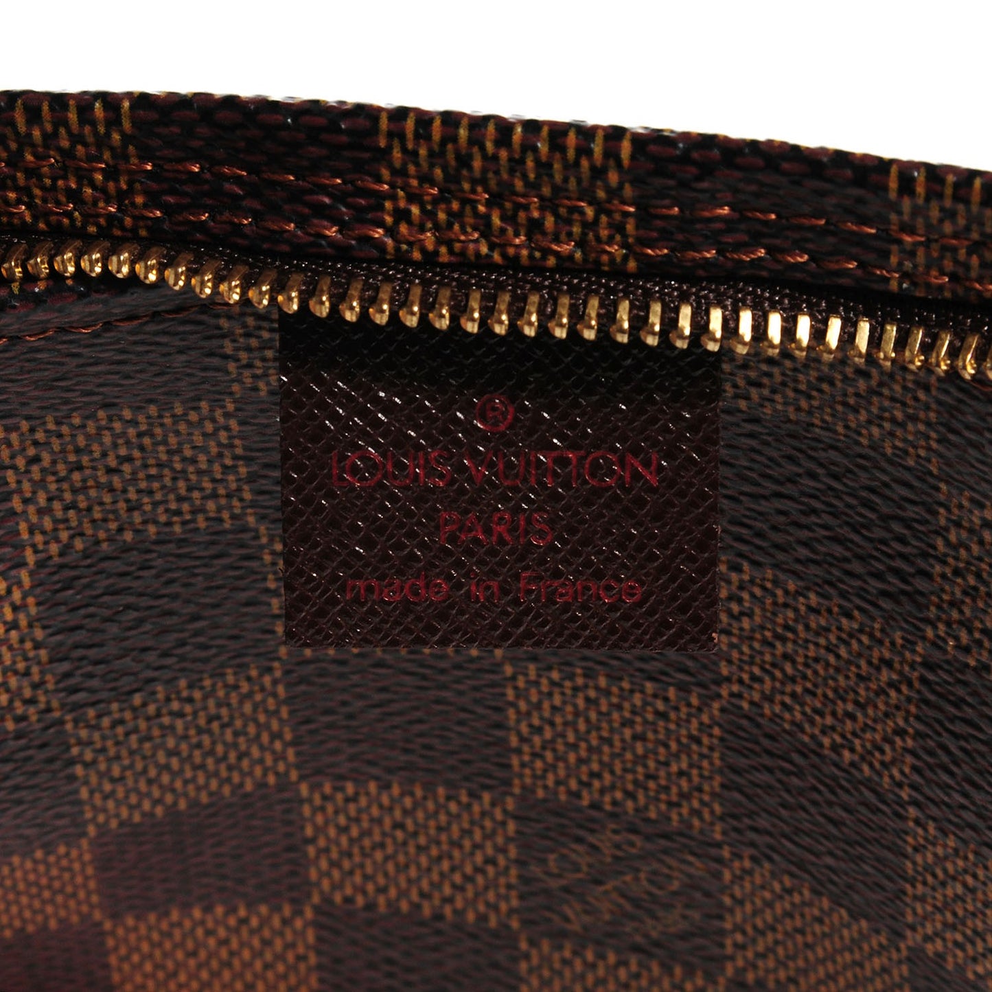 Damier Ebene Trousse Makeup Pochette