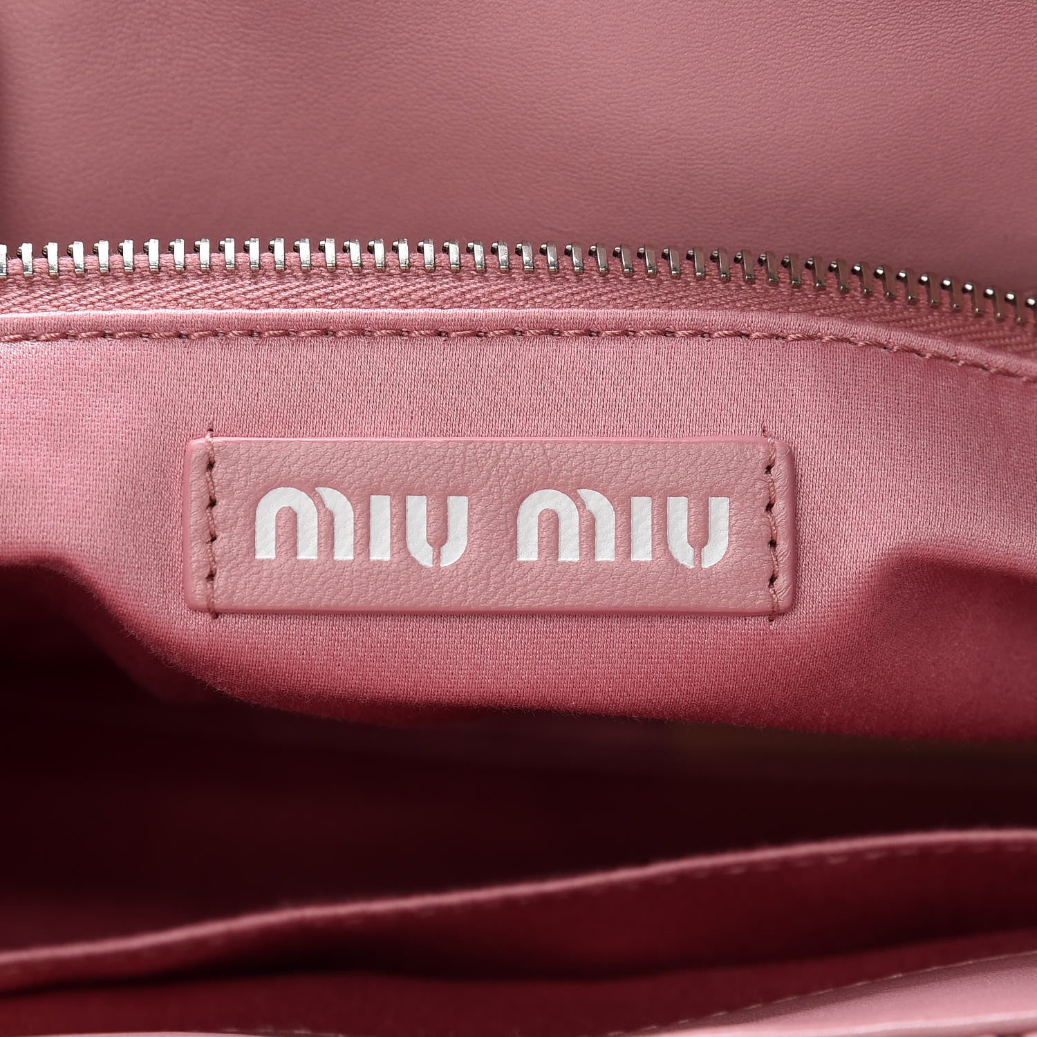 Miu Miu Nappa Matelasse Wicker Basket Bag Rosa Miele 6 of 11