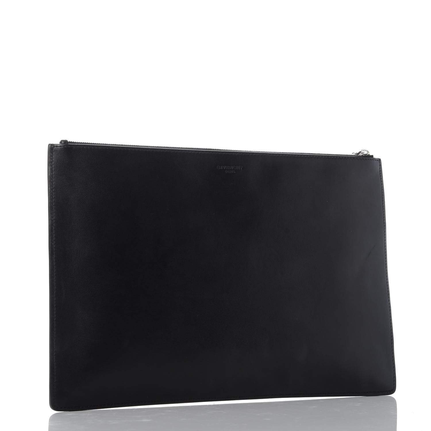 Givenchy Calfskin Bambi Print Large Cosmetic Pouch Black 3 of 11