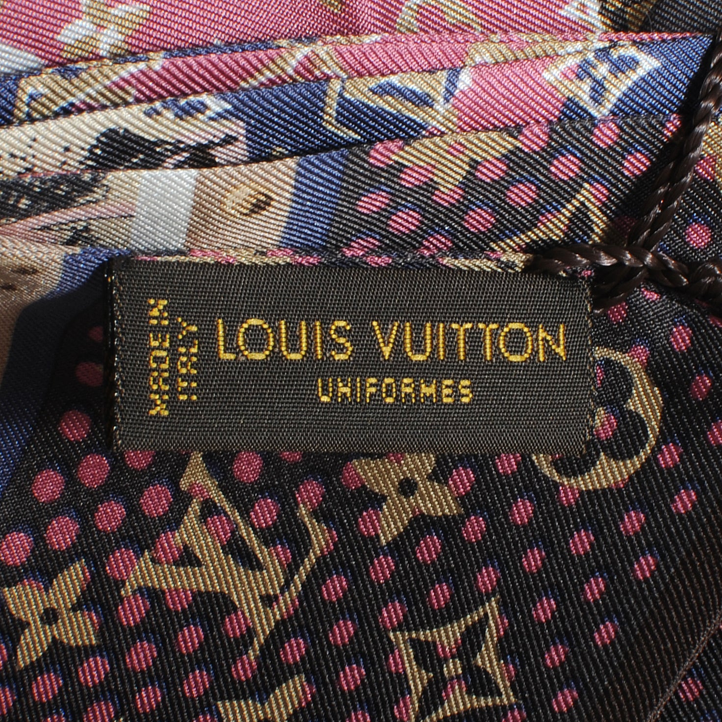 Louis Vuitton Silk Monogram Wallpaper Bandeau 4 of 5