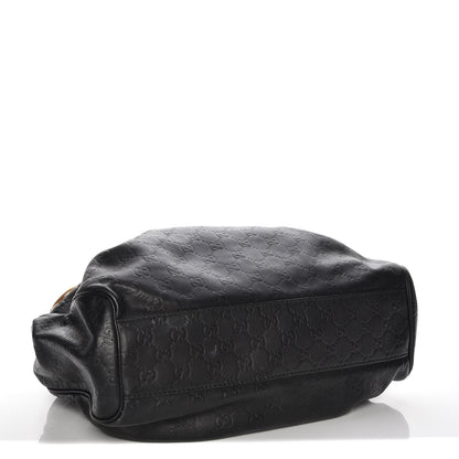 Gucci Guccissima Medium Sukey Tote Black 7 of 7