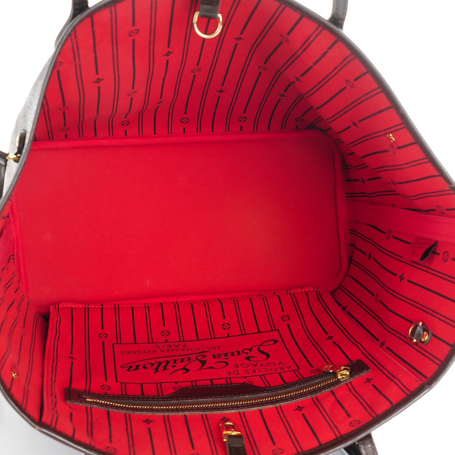 Louis Vuitton Damier Ebene Neverfull MM 5 of 10