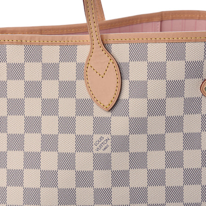 Louis Vuitton Damier Azur Neo Neverfull GM Rose Ballerine 11 of 11