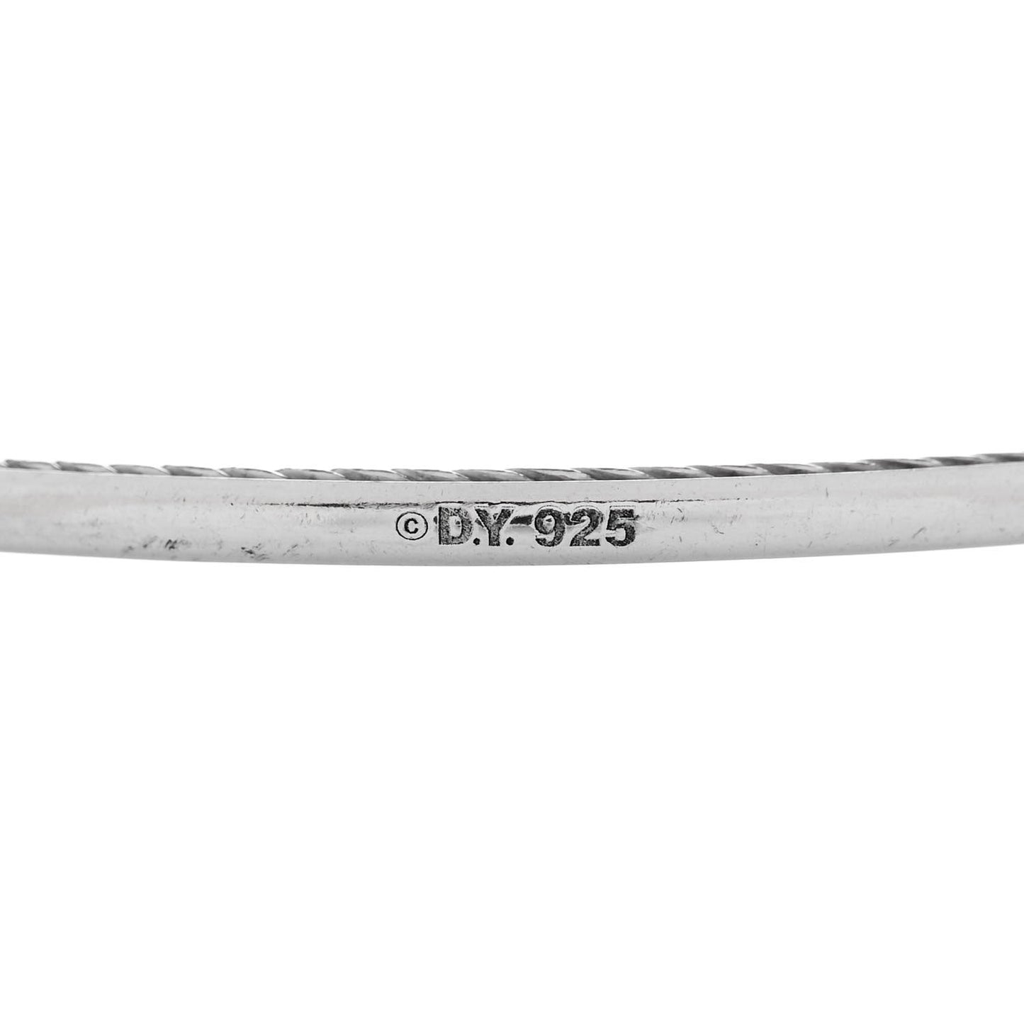 Sterling Silver Classics Cable Bangle Bracelet