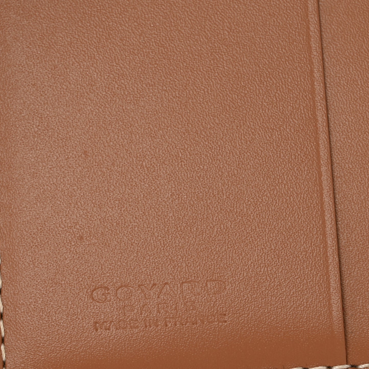 Goyardine Saint Marc Folding Card Case Black Gold