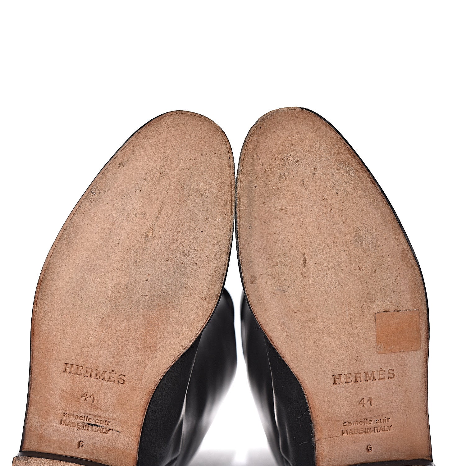 Hermes Box Kelly Jumping Boots 41 Black 10 of 14