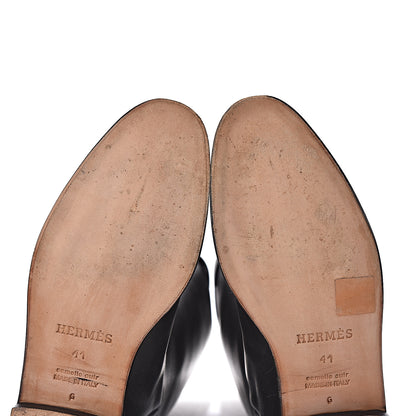 Hermes Box Kelly Jumping Boots 41 Black 10 of 14