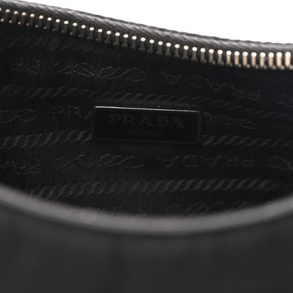 Prada Nylon Re-Edition 2005 Shoulder Bag Black 6 of 12