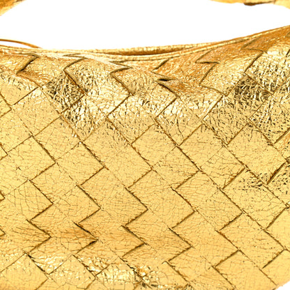Bottega Veneta Metallic Nappa Intrecciato Mini Jodie Gold 7 of 9