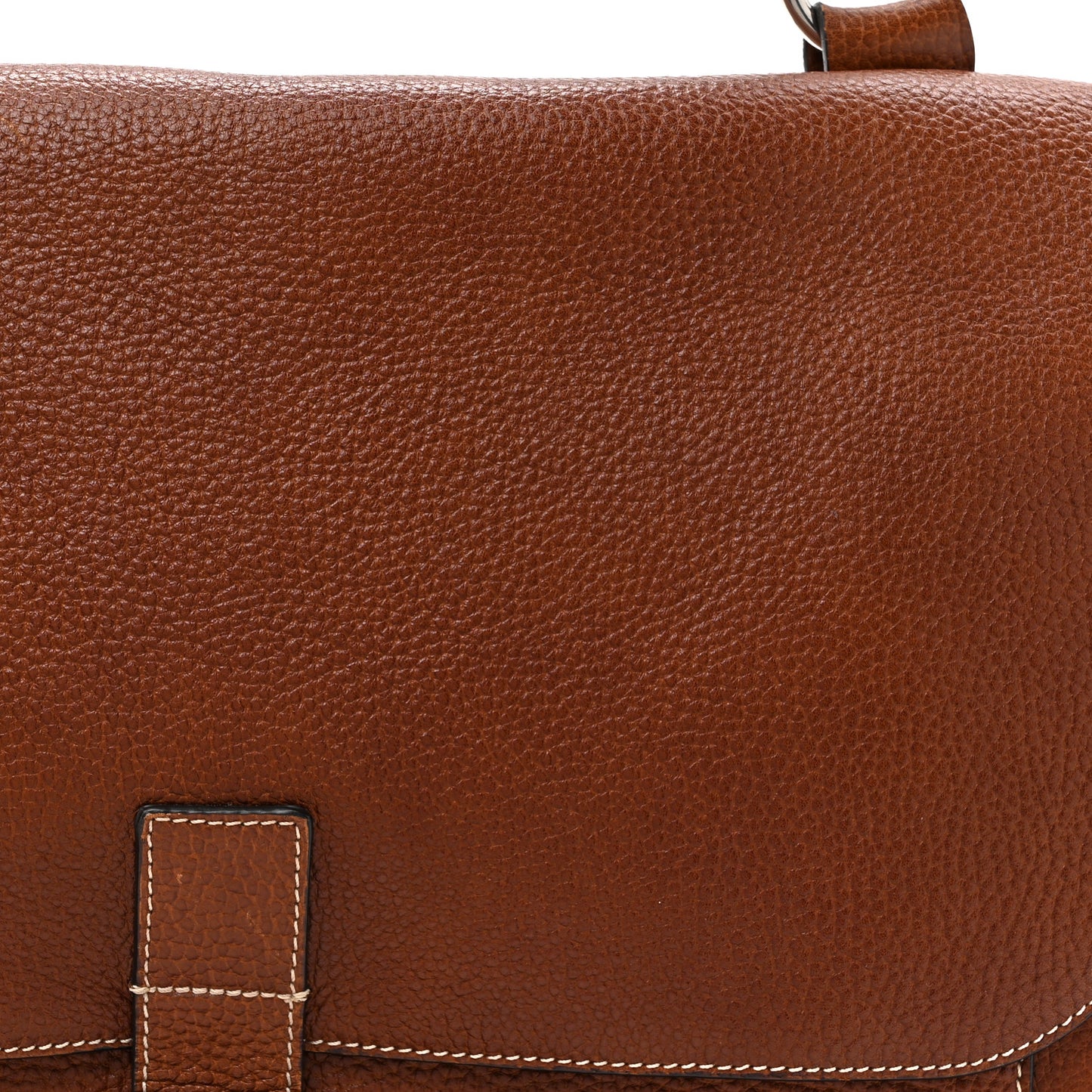 Classic Grain Calfskin Medium Chiltern Satchel Oak