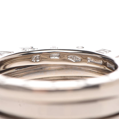 Bulgari 18K White Gold B.Zero1 Three-Band Ring 48 4.5 4 of 6