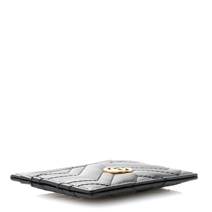 Gucci Calfskin Matelasse GG Marmont Card Holder Black 4 of 8