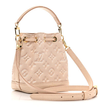 Louis Vuitton Empreinte Monogram Summer Stardust Nano Noe Beige Clair 3 of 10