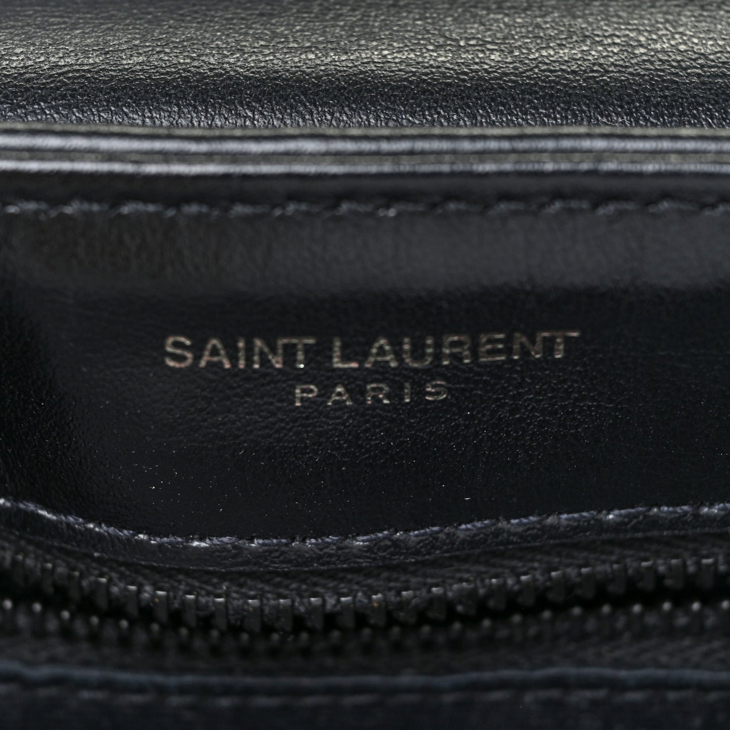 Calfskin Y Quilted Monogram Toy Loulou Crossbody Bag Black