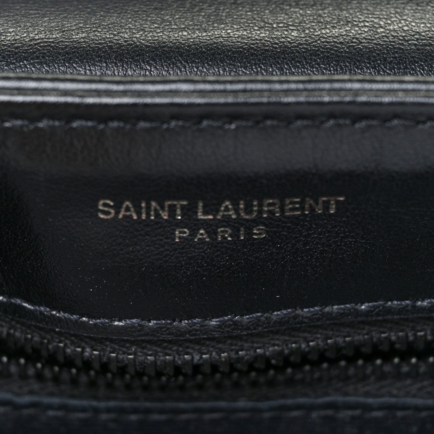 Saint Laurent Calfskin Y Quilted Monogram Toy Loulou Crossbody Bag Black 8 of 18