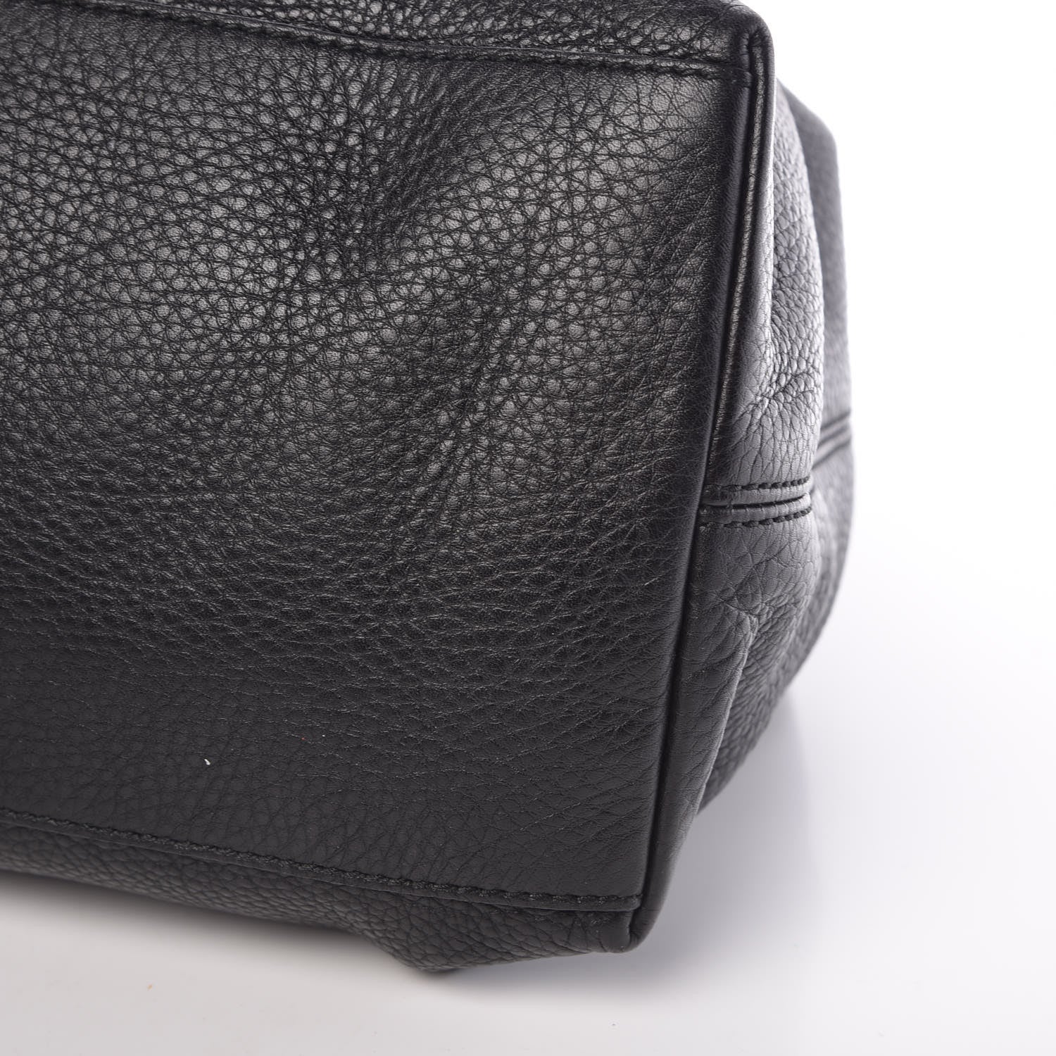 Gucci Pebbled Calfskin Large Soho Chain Shoulder Bag Black 9 of 9