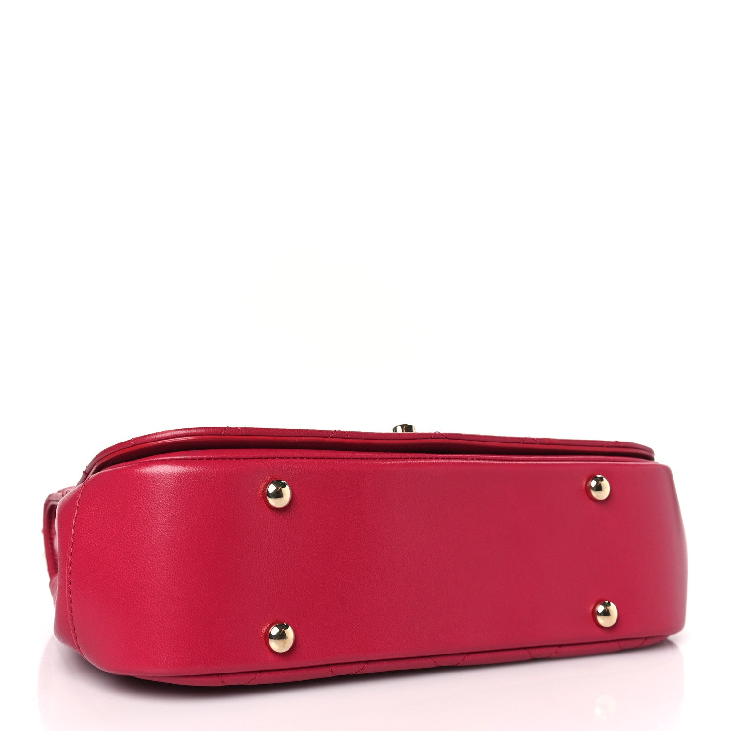 Chanel Lambskin Small Carry Chic Flap Dark Pink 4 of 9