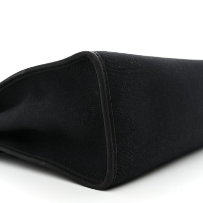 Hermes Military Toile Vache Hunter Herbag Zip 31 PM Black Bleu Saphir 10 of 14