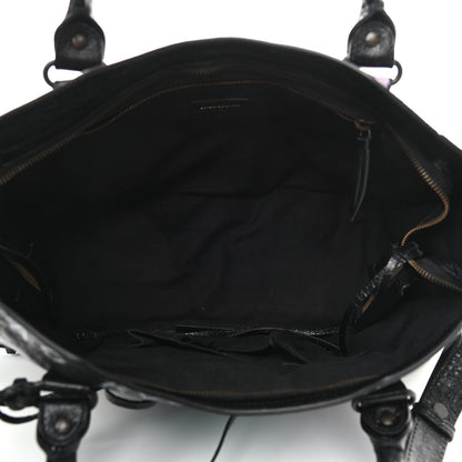 Balenciaga Agneau Graffiti All Over Classic Hardware City Black Multicolor 5 of 10