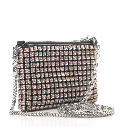 Alexander Wang Crystal Rhinestone Nano Wanglock Chain Crossbody Sandstone 3 of 12