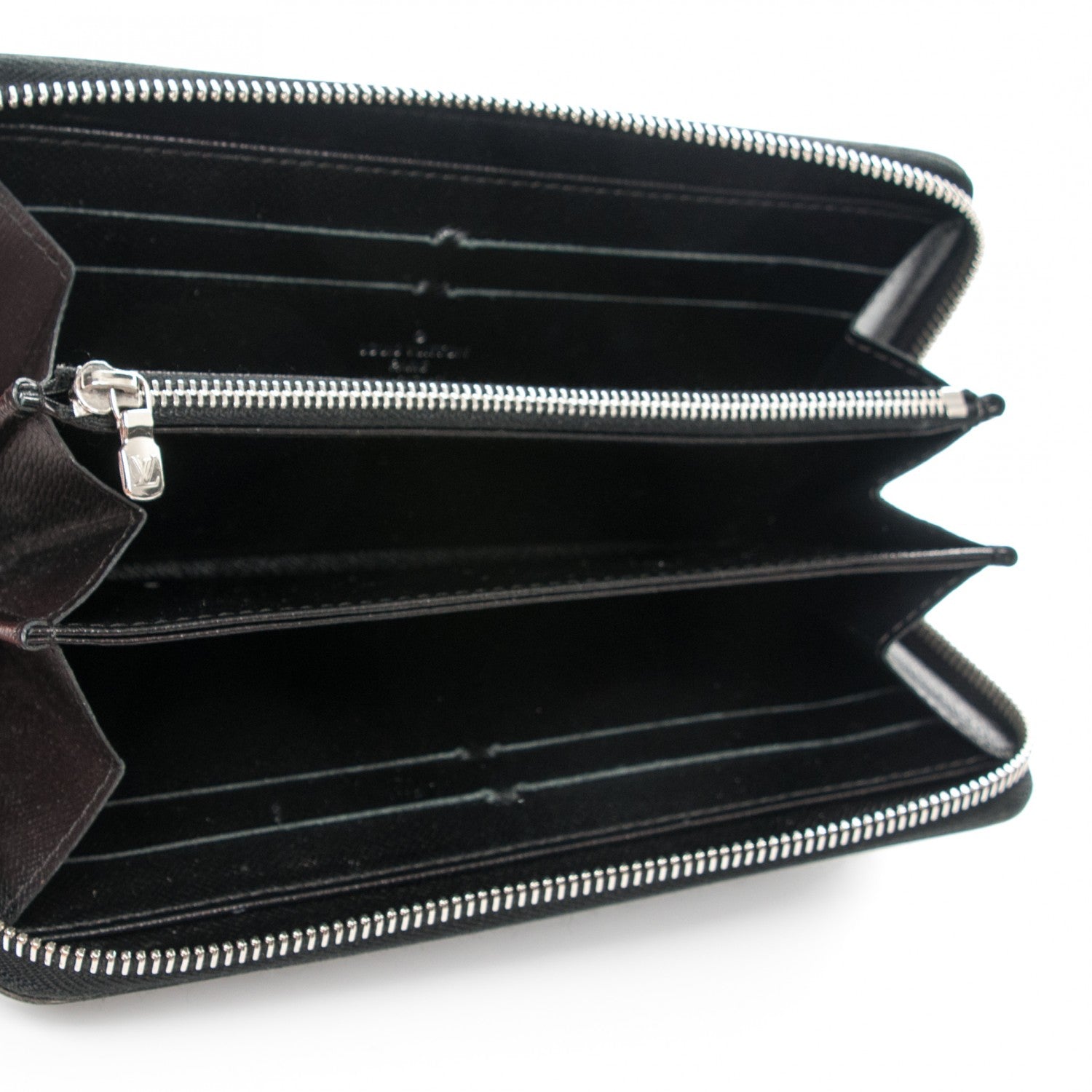 Louis Vuitton Epi Zippy Wallet Black 5 of 7