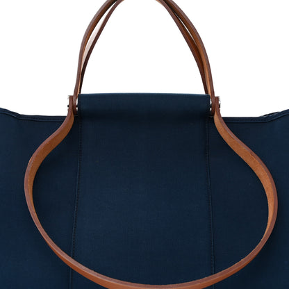 Hermes Toile Cabag 39 Bleu Marine 7 of 9
