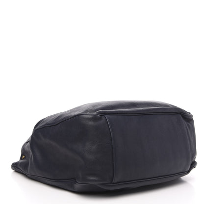 Saint Laurent Goatskin Large Roady Hobo Navy 4 of 13