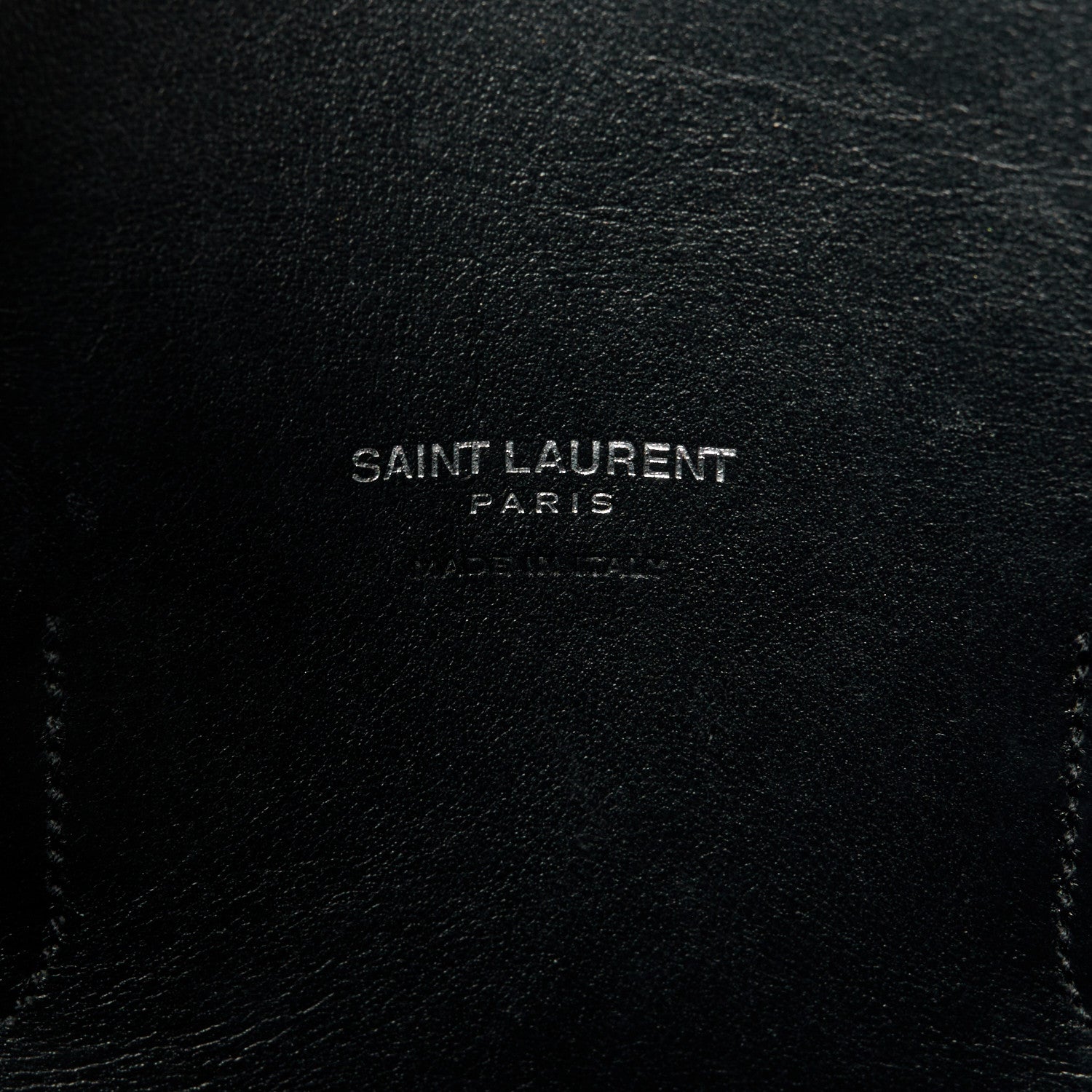 Saint Laurent Grained Calfskin Topstitch Small Sac De Jour Black Porcelain 7 of 12