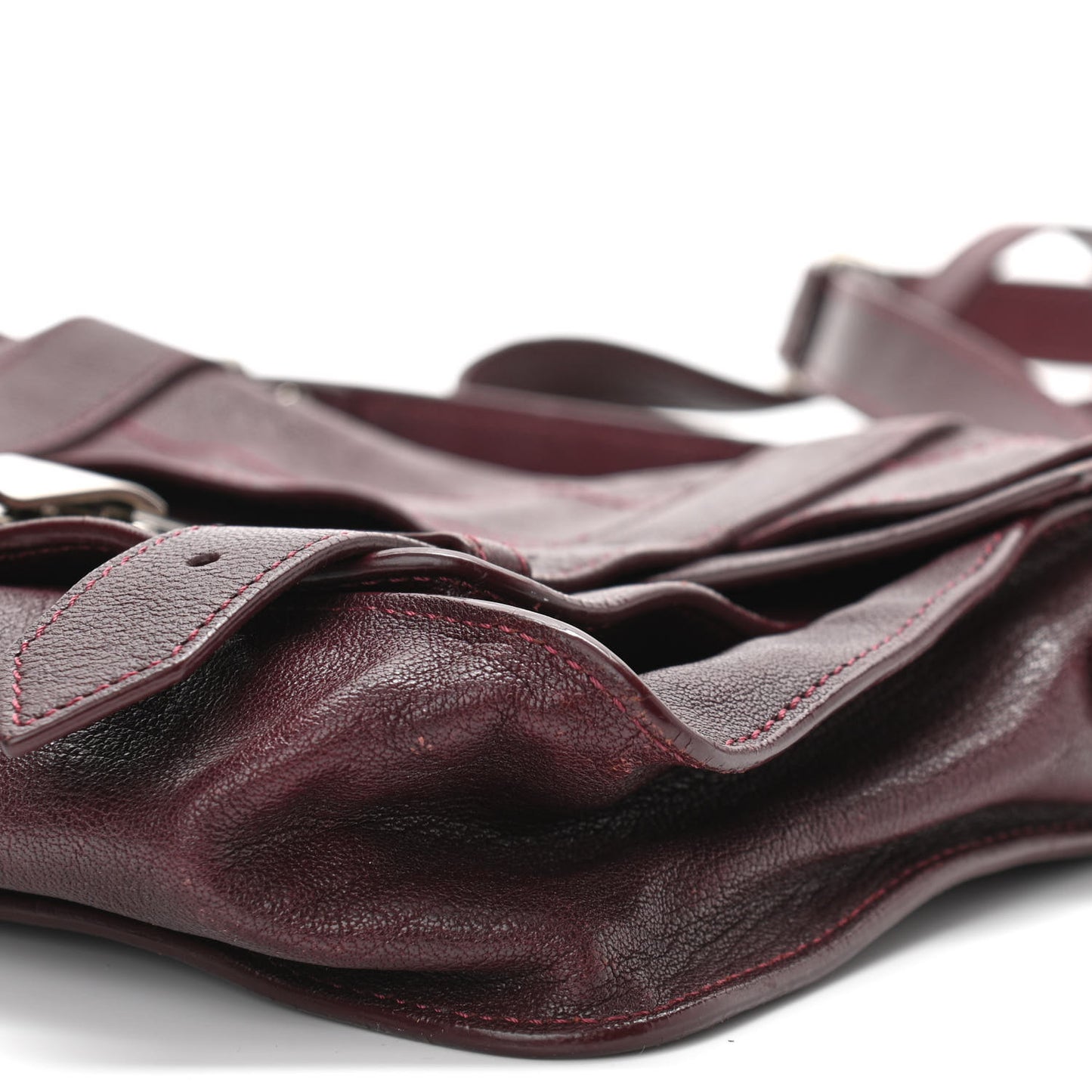 Lambskin Medium PS1 Satchel Burgundy