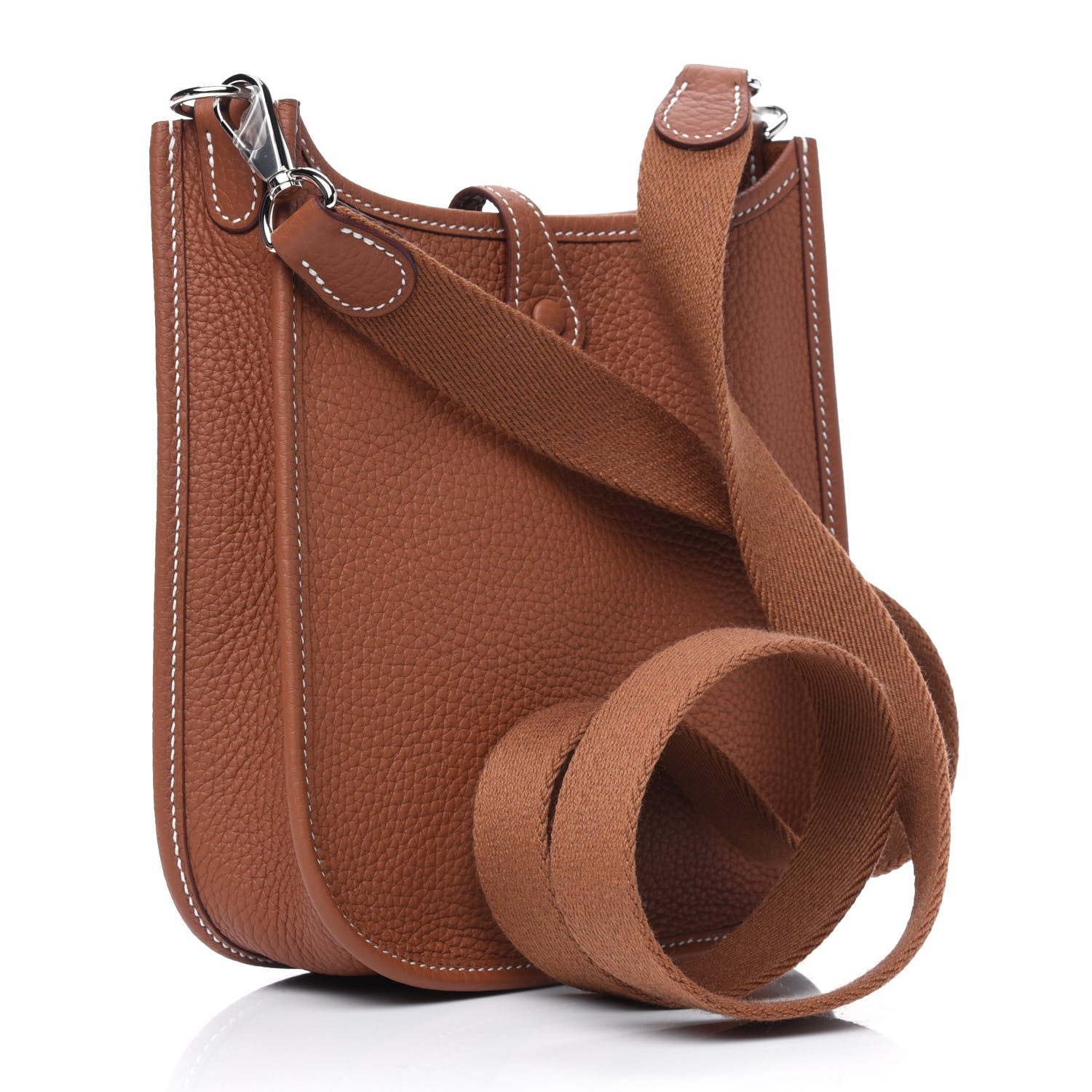 Hermes Taurillon Clemence Evelyne TPM Gold 3 of 11