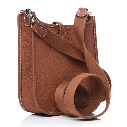 Hermes Taurillon Clemence Evelyne TPM Gold 3 of 11