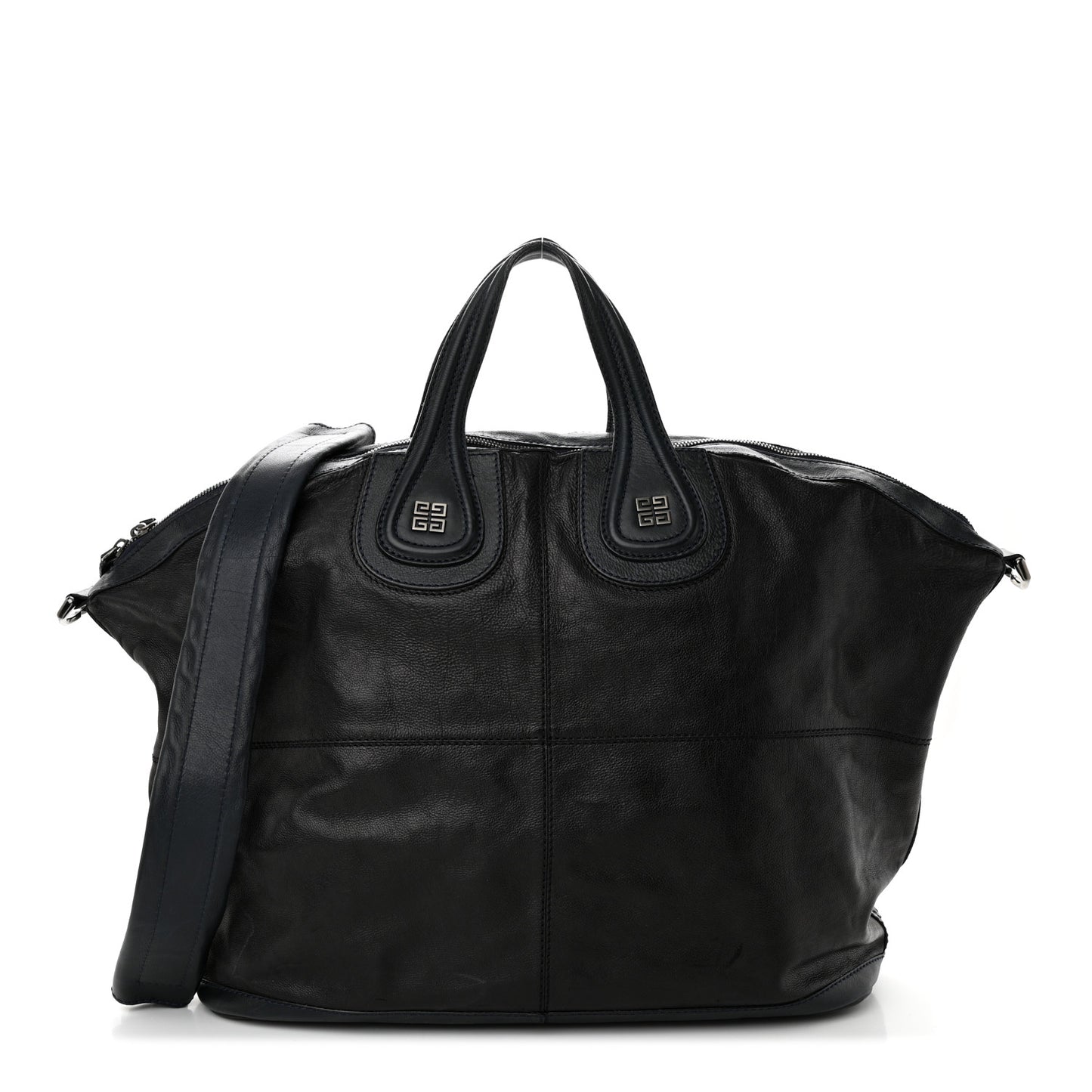 Sugar Goatskin Large Nightingale Black Navy