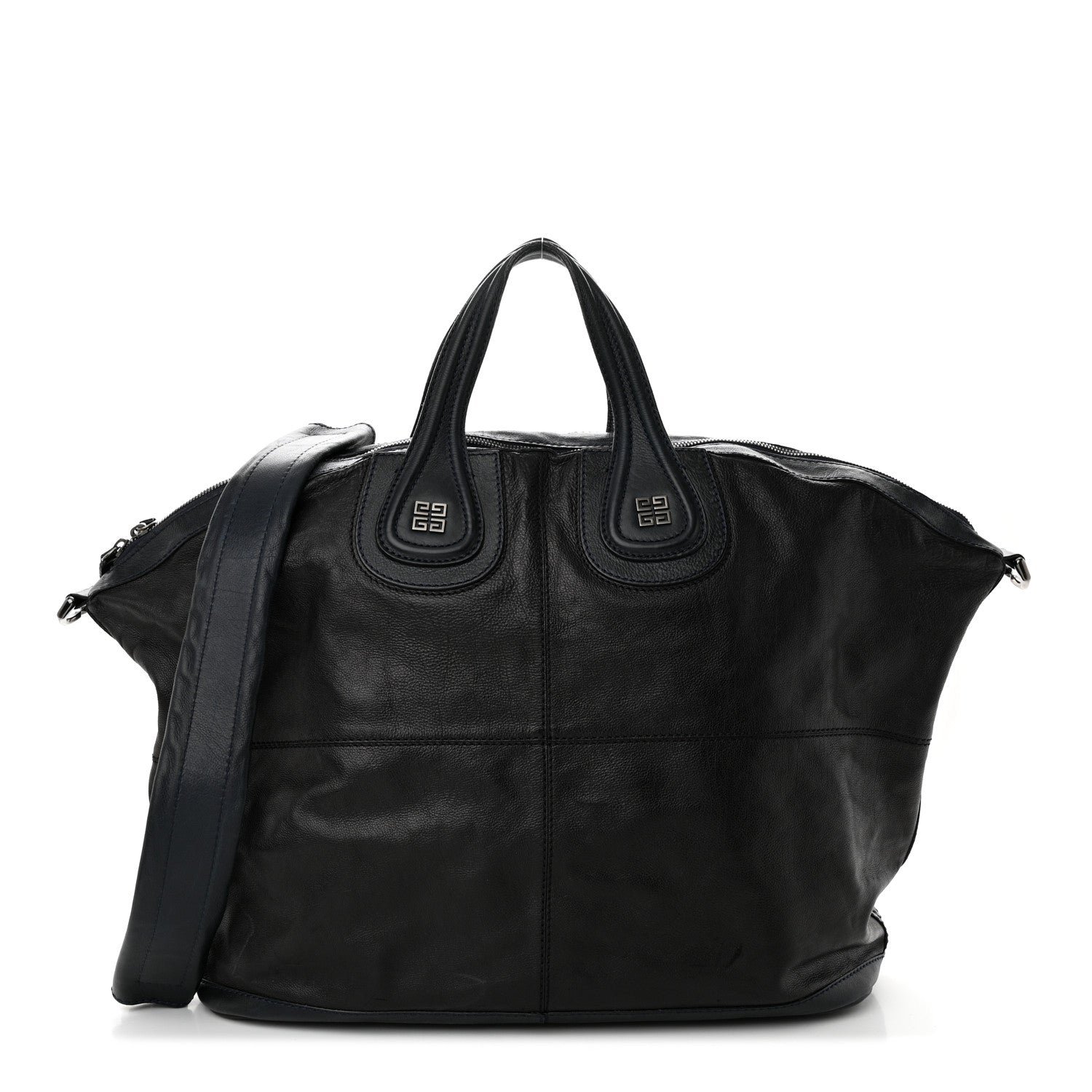 Givenchy Sugar Goatskin Large Nightingale Black Navy 1 of 13